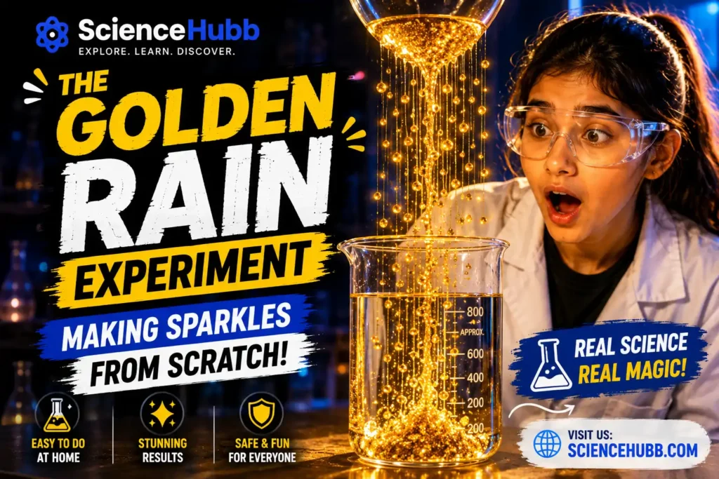 The Golden Rain Experiment: Making Sparkles from Scratch