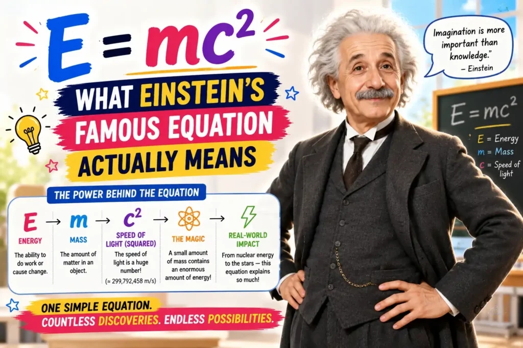 E=mc²: What Einstein’s Famous Equation Actually Means