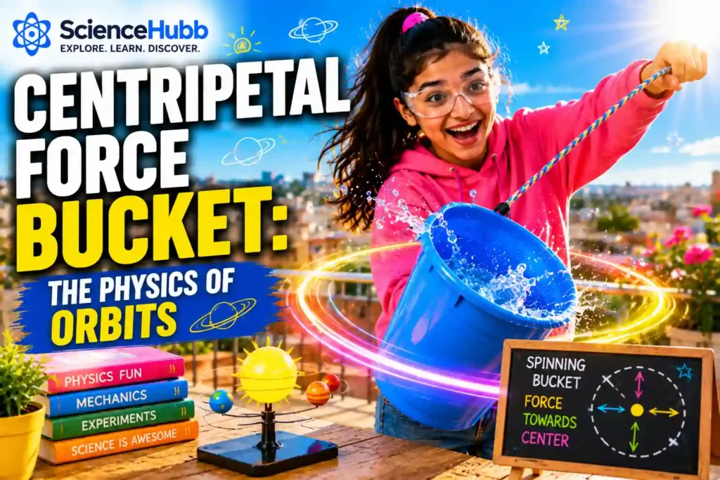 Centripetal Force Bucket: The Physics of Orbits