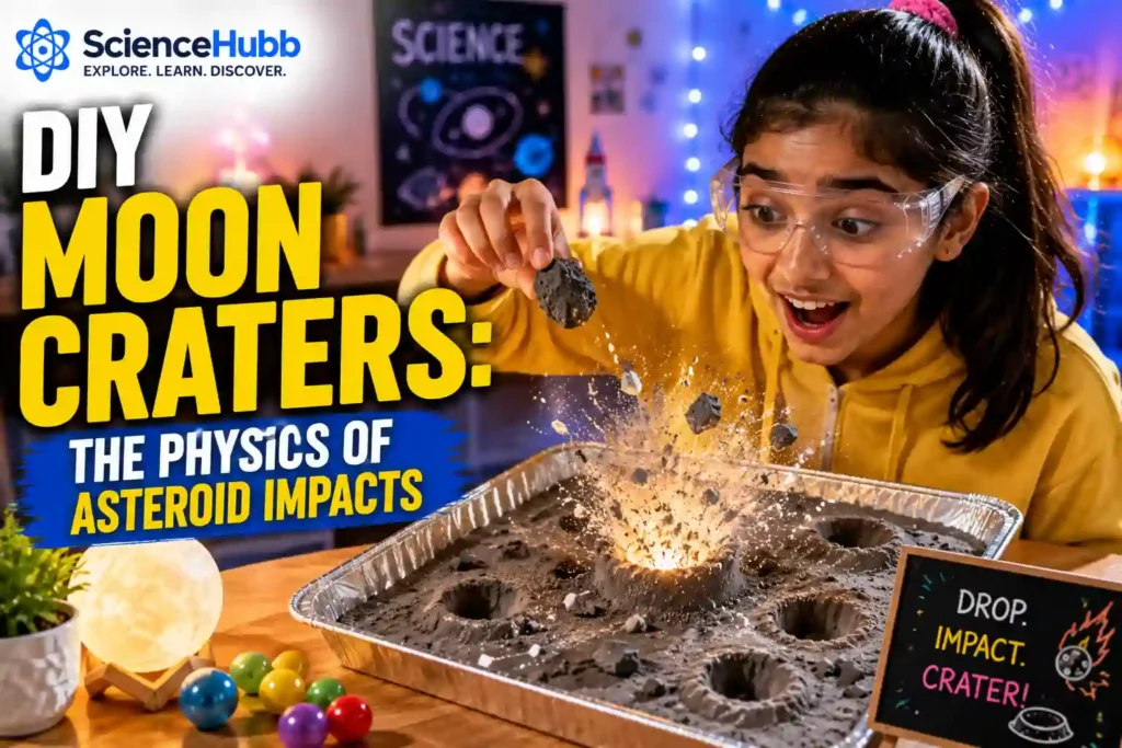DIY Moon Craters: The Physics of Asteroid Impacts