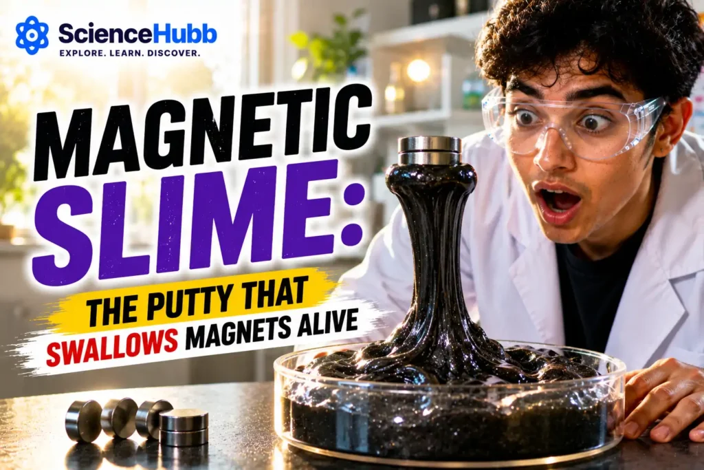Magnetic Slime: The Putty That Swallows Magnets Alive