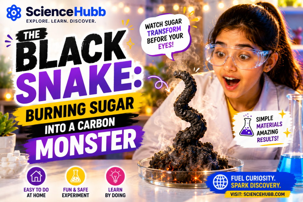 The Black Snake: Burning Sugar into a Carbon Monster