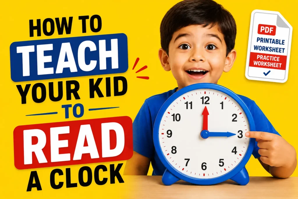 How to Teach Your Kid to Read a Clock (Without Pulling Your Hair Out)