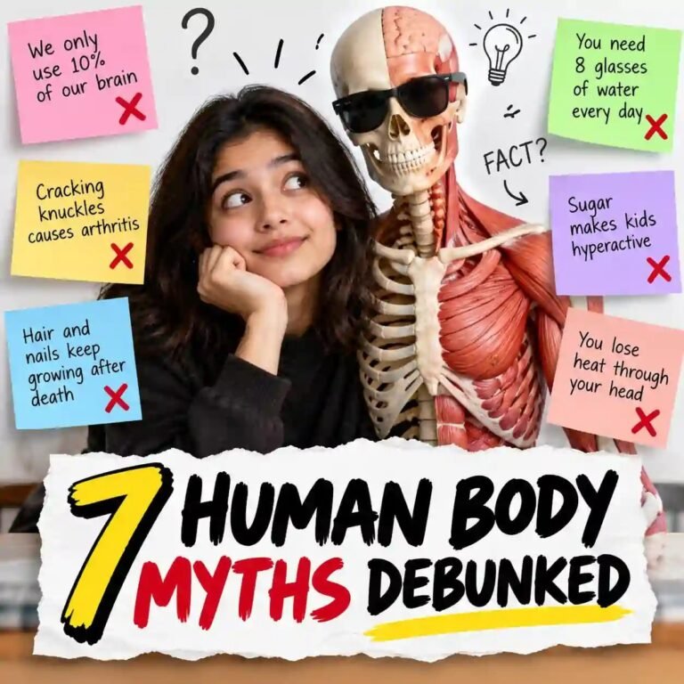 7 Human Body Myths Debunked: 7 Shocking Proven Facts Revealed