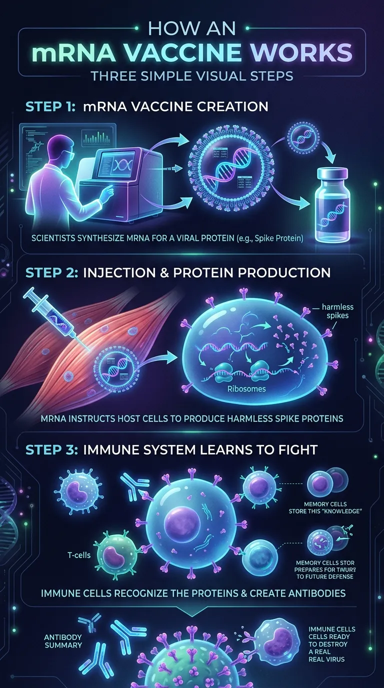 mRNA Vaccine Infographic
