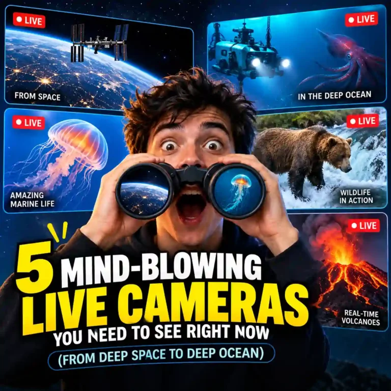 5 Mind-Blowing Live Cameras You Need to See Right Now (From Deep Space to Deep Ocean)
